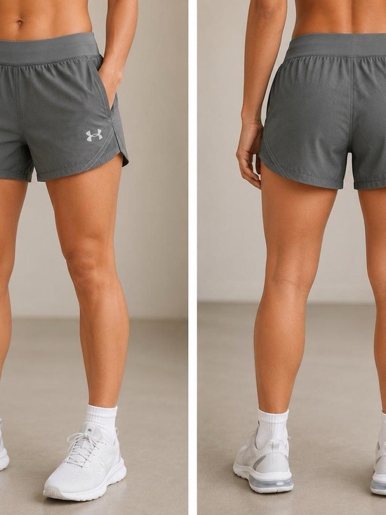 Under Armour Pants - Under Armour Women's Grey Performance Running Shorts